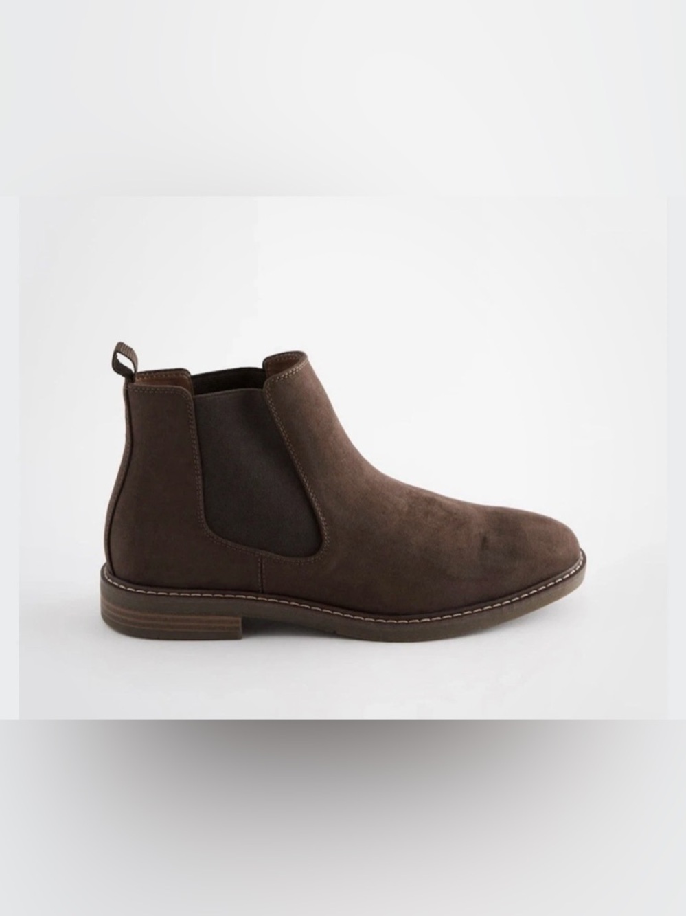 Club Room Dark Brown Suede Chelsea Chukka Boot